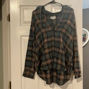 American Eagle Plaid Flannel
